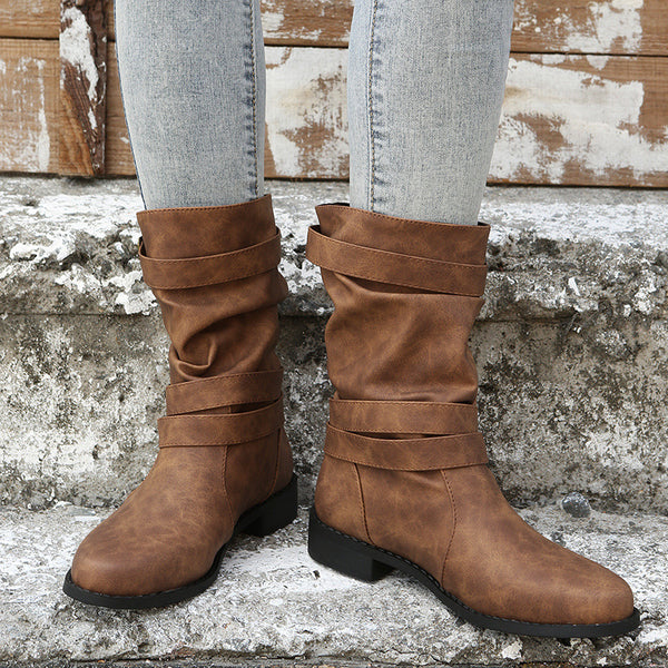 Women's Buckle Boots